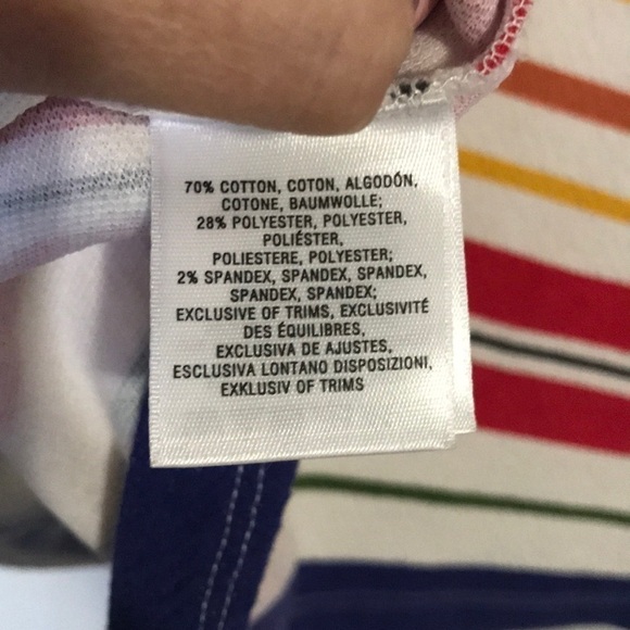 Anthro rainbow striped side pleat tank - Picture 5 of 5